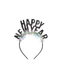 Headband Happy New Year, 15,5 x 20,5 cm, black