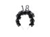 Headband ''18'' with ruffles and pearls