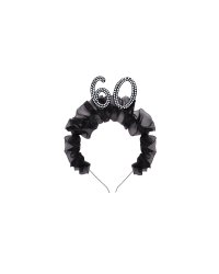 Headband ''60'' with ruffles and pearls