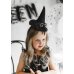 Witch Hat Headband, 17x28 cm, black