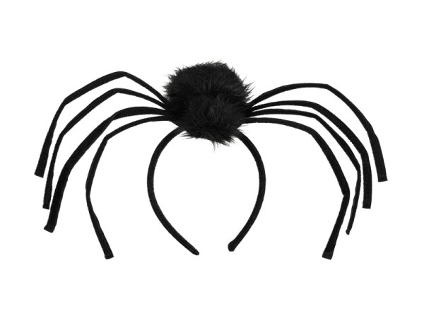Spider Headband, 19x32 cm, Black