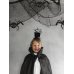 Cylinder Headband with Bats, 19x26 cm, Black