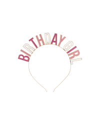 Headband Birthday Girl, mix