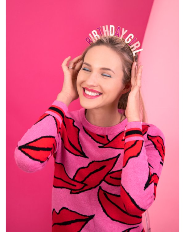 Headband Birthday Girl, mix