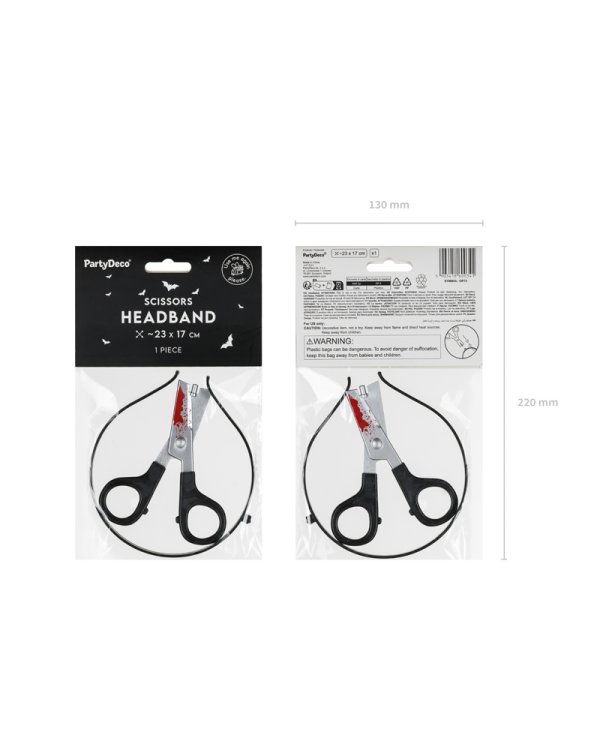 Дополнительное изображение книги «Scissors Headband, 23x17 cm, mix»
