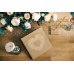 Printed Organza, white, 0.36 x 9m