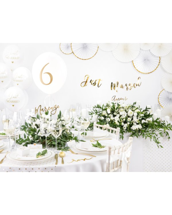 Printed Organza, white, 0.36 x 9m