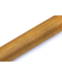 Organza Glittery, gold, 0.36 x 9m (1 pc. / 9 lm)
