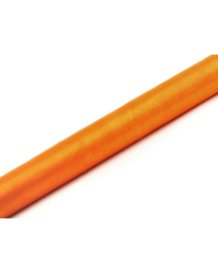 Organza Plain, orange, 0.36 x 9m (1 pc. / 9 lm)