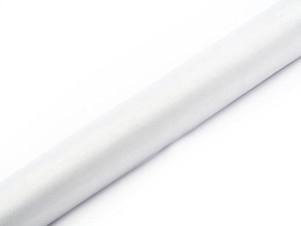 Organza Plain, white, 0.36 x 9m (1 pc. / 9 lm)