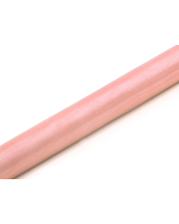 Organza Plain, pale pink, 0.36 x 9m (1 pc. / 9 lm)