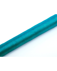 Organza Plain, turquoise, 0.36 x 9m (1 pc. / 9 lm)
