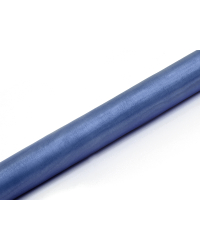 Organza Plain, misty blue, 0.36 x 9m (1 pc. / 9 lm)