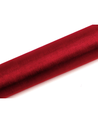 Organza Plain, red, 0.16 x 9m (1 pc. / 9 lm)