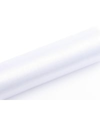 Organza Plain, white, 0.16 x 9m (1 pc. / 9 lm)