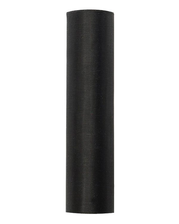 Organza Plain, black, 0.16 x 9m (1 pc. / 9 lm)