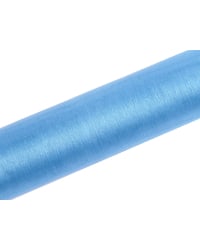 Organza Plain, sky-blue, 0.16 x 9m (1 pc. / 9 lm)