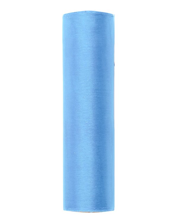 Organza Plain, sky-blue, 0.16 x 9m (1 pc. / 9 lm)