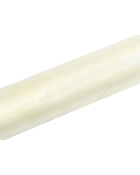 Organza Plain, light cream, 0.16 x 9m (1 pc. / 9 lm)