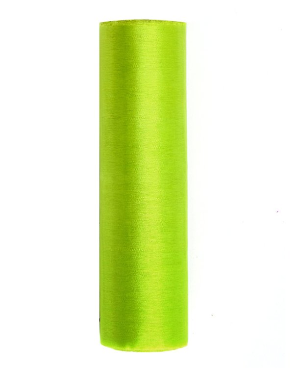 Organza Plain, light green, 0.16 x 9m (1 pc. / 9 lm)