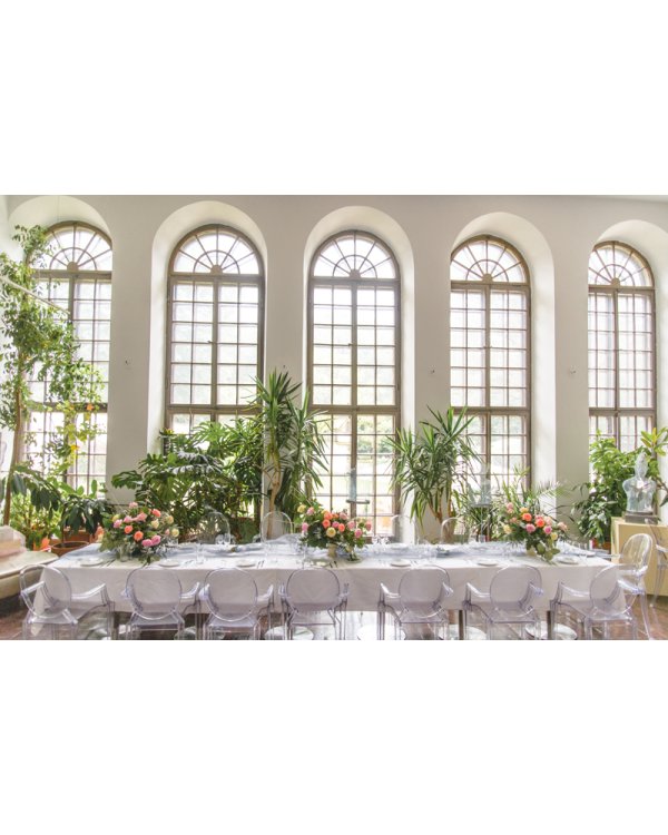 Organza Snow, silver, 0.36 x 9m (1 pc. / 9 lm)
