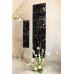 Sequin backdrop panel, square-shape, black, 30x30 cm
