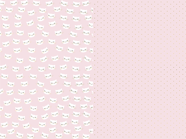 Wrapping paper Cat, mix, 70x200cm (1 pkt / 2 pc.)