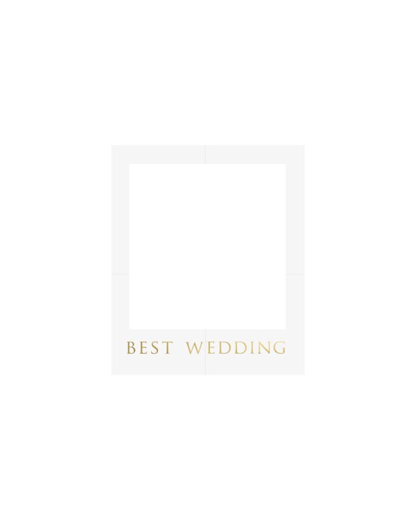 Selfie photo frame kit - Best Wedding