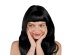 Wig, long hair, black