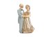 Cake Topper Gold Anniversary, 12cm