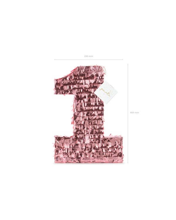 Pinata - Number 1, 28.5x40.5x8cm