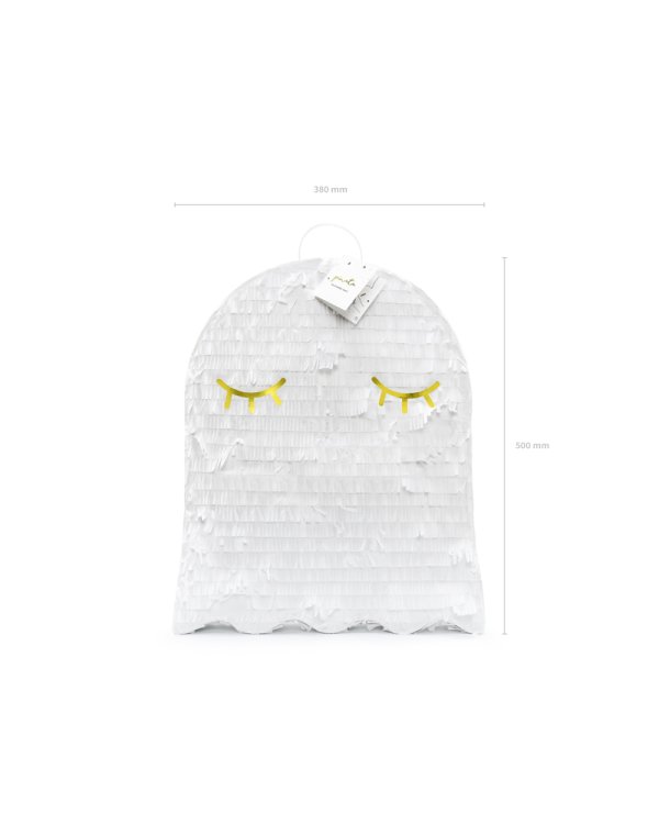 Pinata - Ghost, white, 41.5x50x10cm