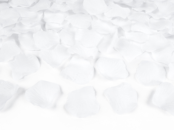 Rose petals in a bag, white (1 pkt / 500 pc.) Rose petals in a bag, white (1 pkt / 500 pc.)