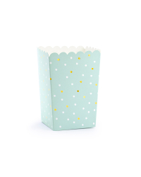 Boxes for popcorn, mix, 7x7x12.5cm (1 pkt / 6 pc.)