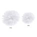 Tissue paper Pompom, white, 25cm