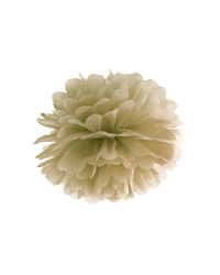 Tissue paper Pompom, gold, 25cm