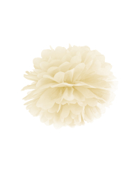Tissue paper Pompom, cream, 25cm