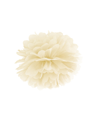Tissue paper Pompom, cream, 35cm