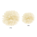 Tissue paper Pompom, cream, 35cm