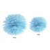 Tissue paper Pompom, light misty blue, 35cm