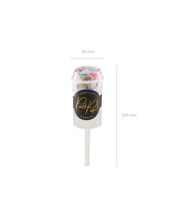 Confetti push pop, mix