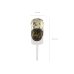 Confetti push pop, gold