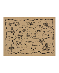 Paper placemats Pirates Party, 40x30cm (1 pkt / 5  / 30 pc.)