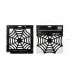 Spider Web Plate Mats, black, 27.5cm (1 pkt / 4 pc.)
