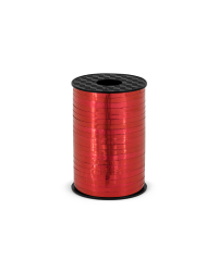 Plastic ribbon, red, 5mm/225m