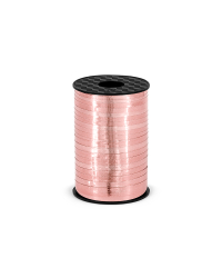 Plastic ribbon, rose gold, 5mm/225m