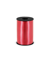 Plastic ribbon, red, 5mm/225m