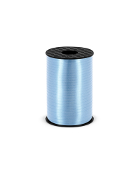 Plastic ribbon, sky-blue, 5mm/225m