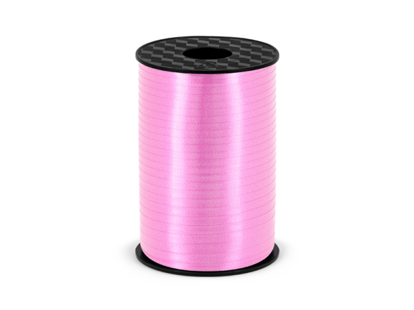 Plastic ribbon, light pink, 5mm/225m