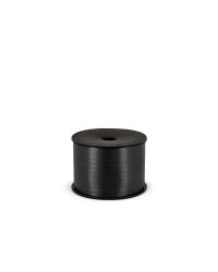 Matte plastic ribbon, 5mm/90m, black